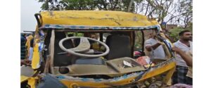 School Trip Turns into Nightmare! School Van Rams into Stationary Dumper; 28 Students Injured