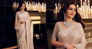 Crystal Knots & Pearl Bliss! Decoding Nita Ambani’s Sophisticated Ethnic Look That’s Breaking the Internet