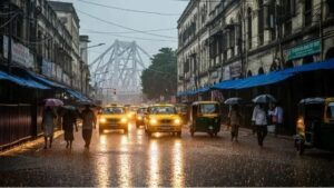 Nature’s Fury in Kolkata! Sudden Kalbaishakhi Storm Lashes City with Heavy Hail