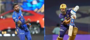 ahane Leads from the Front! KKR Posts a Massive 220/4 Against Mumbai Indians