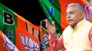 Dilip Ghosh Swings Sticks in Action! BJP Leader’s Fiery ‘Akhada’ Avatar Goes Viral Ahead of Ram Navami