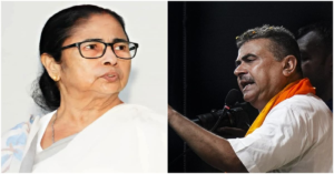 “I Will Make Her an Ex-CM!” Suvendu Adhikari Challenges Mamata from Behala Roadshow