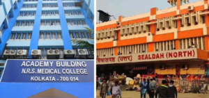 Narrow Escape at NRS Hospital! Roof Chunks Collapse in CCU, 12 Patients Saved Just in Time