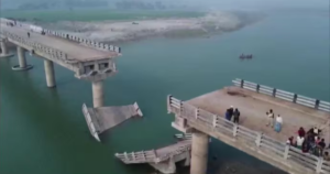 Major Collapse! ₹6 Crore Under-Construction Bridge Crumbles Like a House of Cards in Tripura