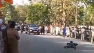 Major Security Breach in Bengal: Youth Jumps in Front of PM Modi’s Convoy in Cooch Behar!