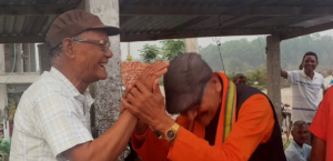 Political Rivalry or Old Friendship? TMC Veteran Seen Blessing BJP’s Haradhan Sarkar